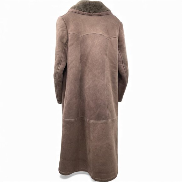 Vintage Sheepskin Shearling Jeno De Paris Women's 14 Canada Made Coat Jacket - Picture 2 of 14